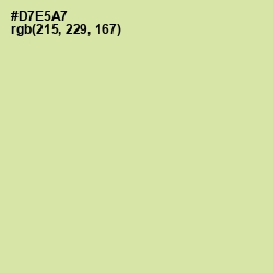 #D7E5A7 - Caper Color Image