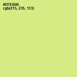 #D7EB85 - Mindaro Color Image