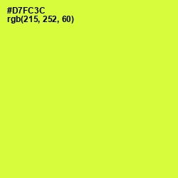 #D7FC3C - Pear Color Image