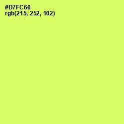 #D7FC66 - Sulu Color Image