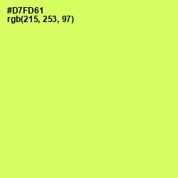 #D7FD61 - Sulu Color Image