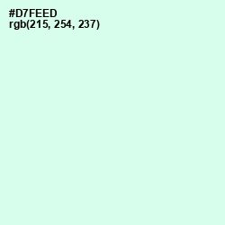 #D7FEED - Granny Apple Color Image