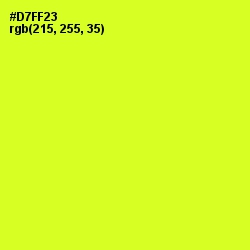 #D7FF23 - Pear Color Image