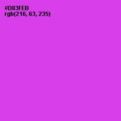 #D83FEB - Razzle Dazzle Rose Color Image
