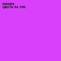 #D840F9 - Heliotrope Color Image