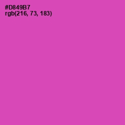 #D849B7 - Brilliant Rose Color Image