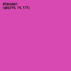 #D84AB1 - Brilliant Rose Color Image