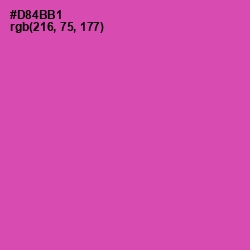 #D84BB1 - Brilliant Rose Color Image