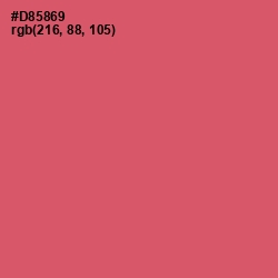 #D85869 - Cabaret Color Image