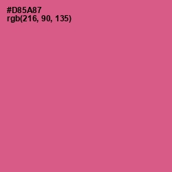 #D85A87 - Mulberry Color Image