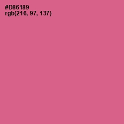 #D86189 - Charm Color Image