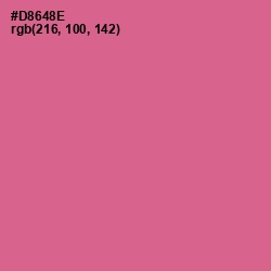 #D8648E - Charm Color Image
