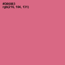 #D86883 - Charm Color Image