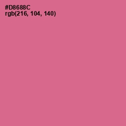 #D8688C - Charm Color Image