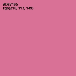 #D87195 - Charm Color Image