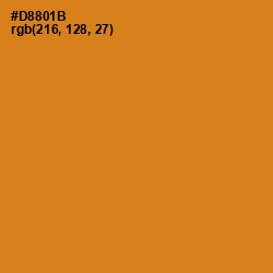 #D8801B - Geebung Color Image