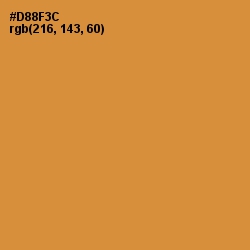 #D88F3C - Brandy Punch Color Image