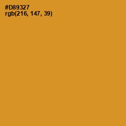 #D89327 - Brandy Punch Color Image