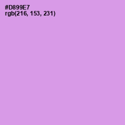 #D899E7 - Light Wisteria Color Image