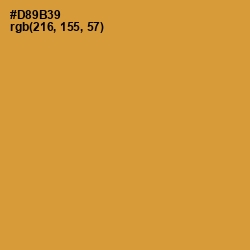 #D89B39 - Nugget Color Image