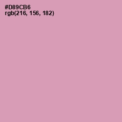 #D89CB6 - Careys Pink Color Image
