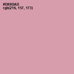 #D89DAD - Careys Pink Color Image