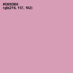 #D89DB6 - Careys Pink Color Image