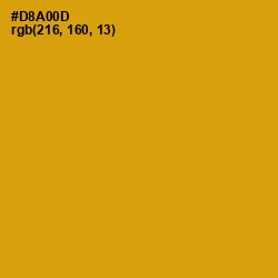 #D8A00D - Galliano Color Image