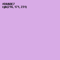 #D8ABE7 - Perfume Color Image