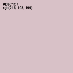 #D8C1C7 - Wafer Color Image