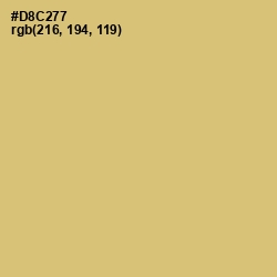 #D8C277 - Chenin Color Image