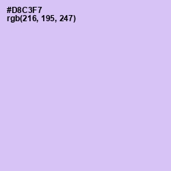 #D8C3F7 - Moon Raker Color Image