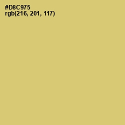 #D8C975 - Chenin Color Image