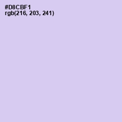 #D8CBF1 - Moon Raker Color Image