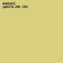 #D8D07E - Chenin Color Image