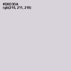 #D8D3DA - Iron Color Image