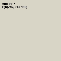 #D8D5C7 - Timberwolf Color Image