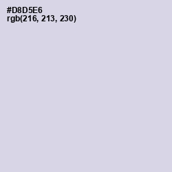 #D8D5E6 - Geyser Color Image