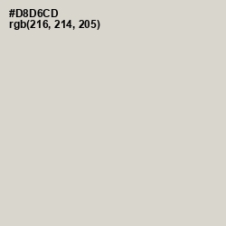 #D8D6CD - Timberwolf Color Image