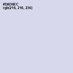 #D8D8EC - Geyser Color Image