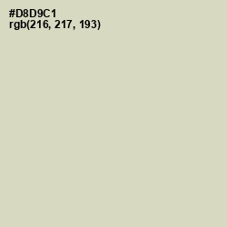 #D8D9C1 - Tana Color Image