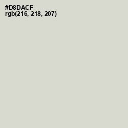#D8DACF - Moon Mist Color Image