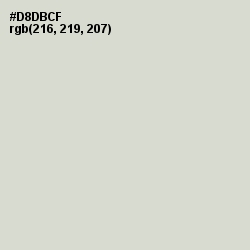 #D8DBCF - Moon Mist Color Image