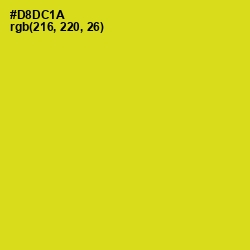 #D8DC1A - Barberry Color Image