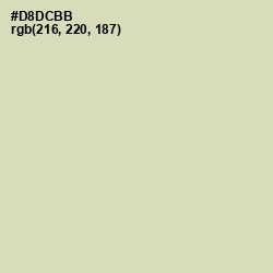 #D8DCBB - Sisal Color Image