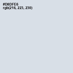 #D8DFE6 - Geyser Color Image