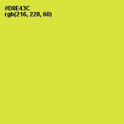 #D8E43C - Pear Color Image