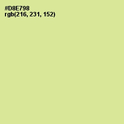 #D8E798 - Deco Color Image