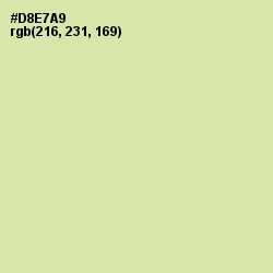 #D8E7A9 - Caper Color Image