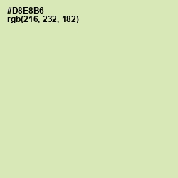 #D8E8B6 - Caper Color Image